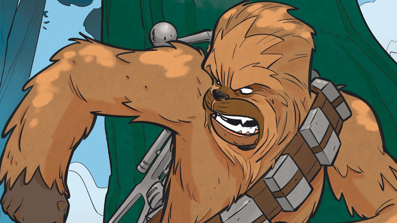 On the Prowl with Chewbacca in Star Wars Adventures #28 - Exclusive