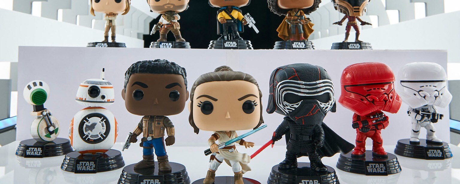 Funko Pop! figures from Star Wars: The Rise of Skywalker