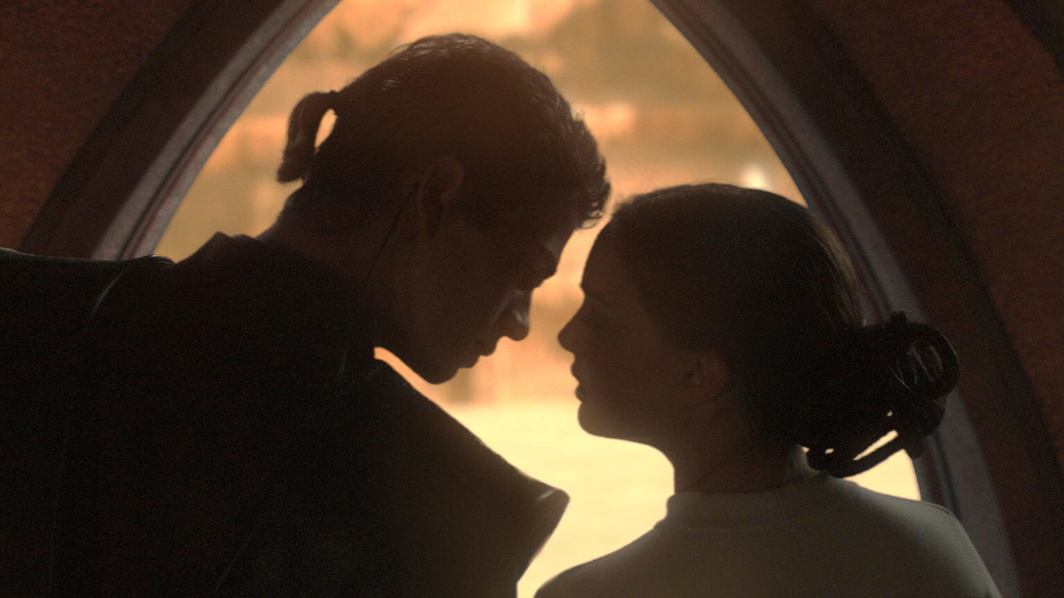 Anakin and Padme in Attack of the Clones