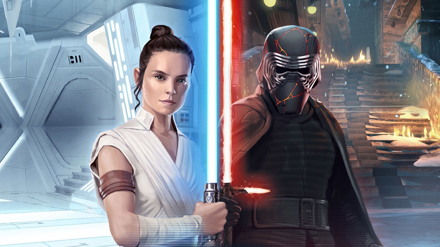 Rey and Kylo Ren Head to Star Wars: Galaxy of Heroes