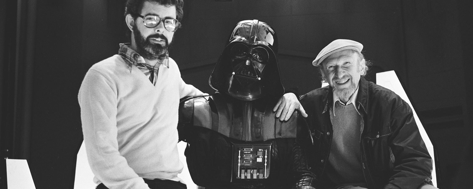 George Lucas behind the scenes of The Empire Strikes Back