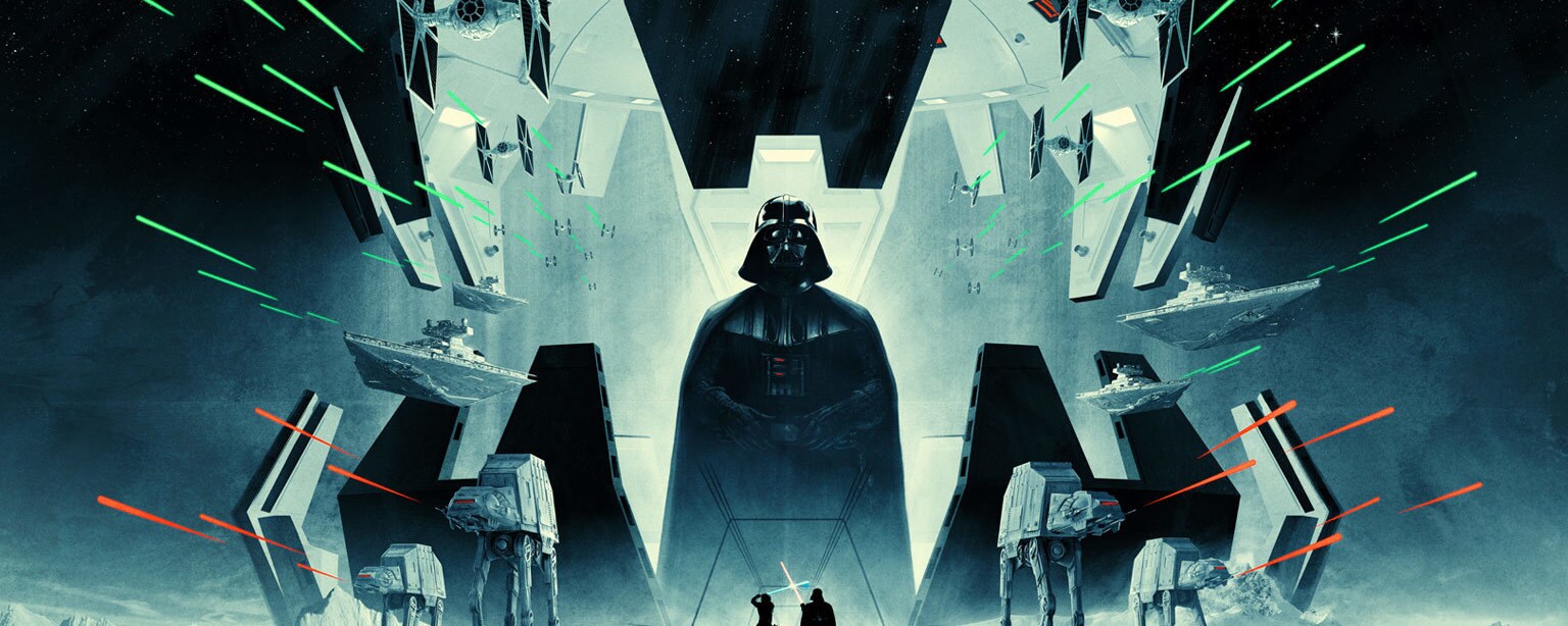 The Empire Strikes Back 40th anniversary poster by Matt Ferguson