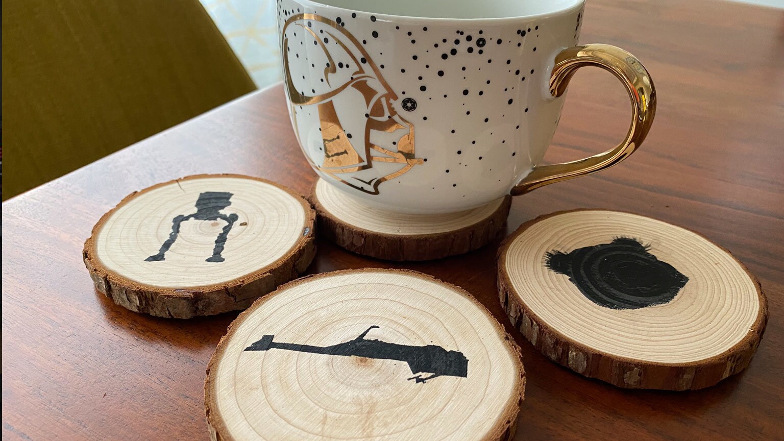 Bring Endor Indoors with These DIY Wood Coasters