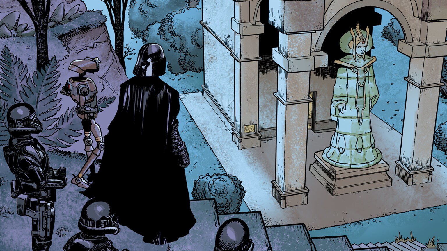 The Sith Lord’s Quest Leads to Padmé’s Tomb in Darth Vader #4 - Exclusive