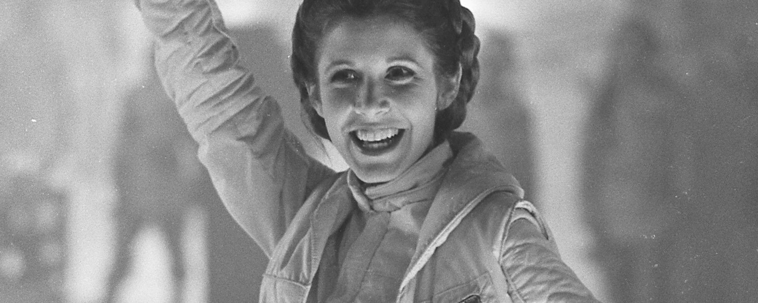 Leia Behind the Scenes of The Empire Strikes Back