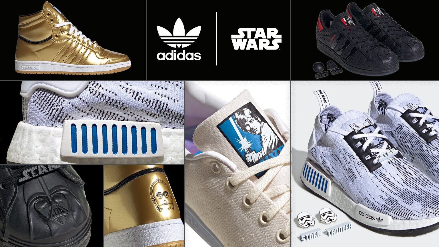 Adidas Brings Star Wars Style Sneaker Galaxy StarWars.com