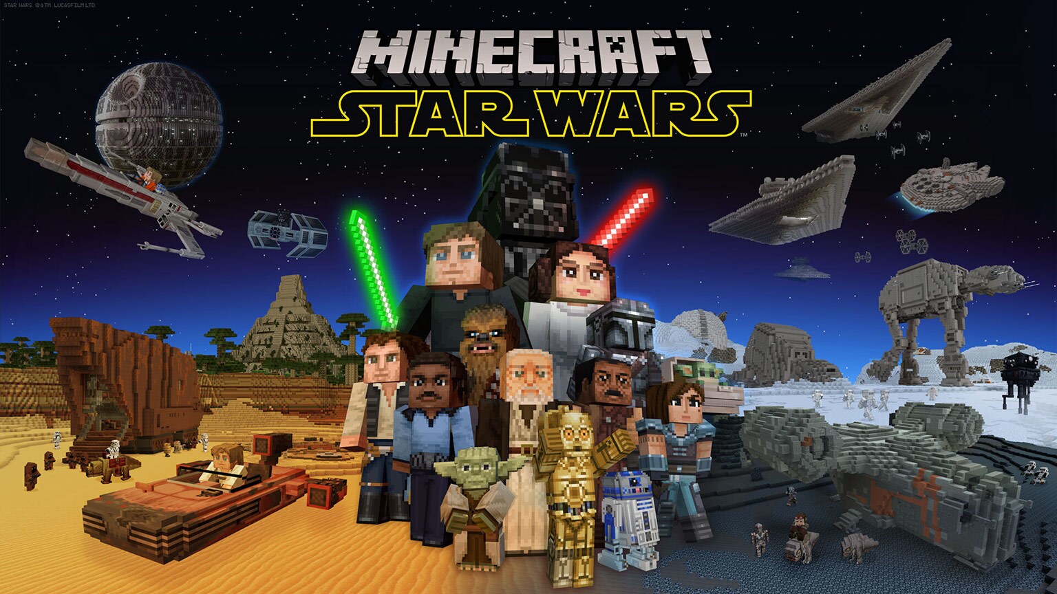 Minecraft Star Wars Skin Packs Bundle