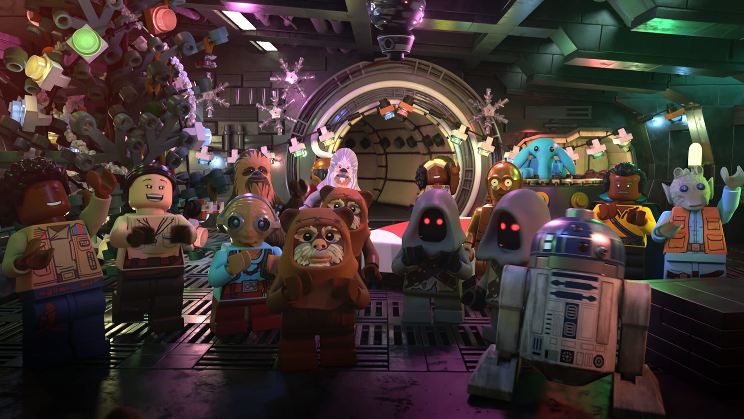 Scene for The LEGO Star Wars holiday Special