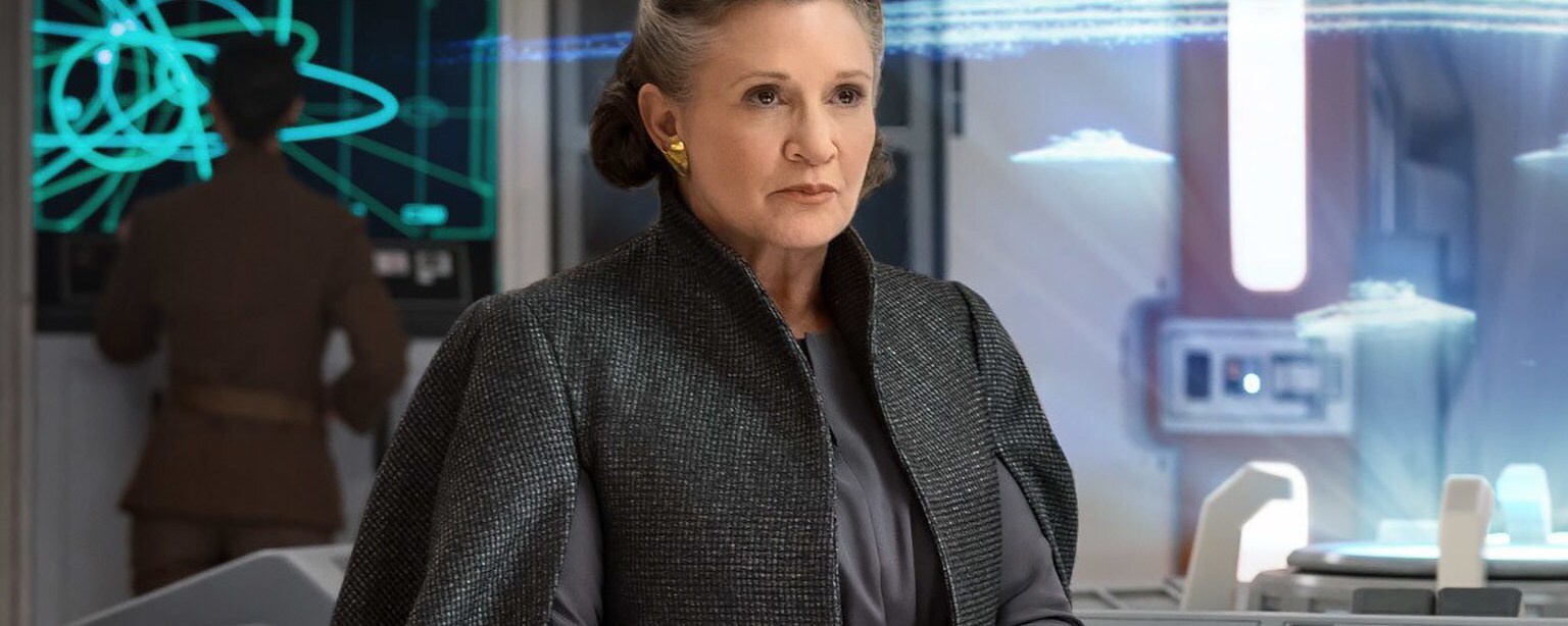Leia in The Last Jedi