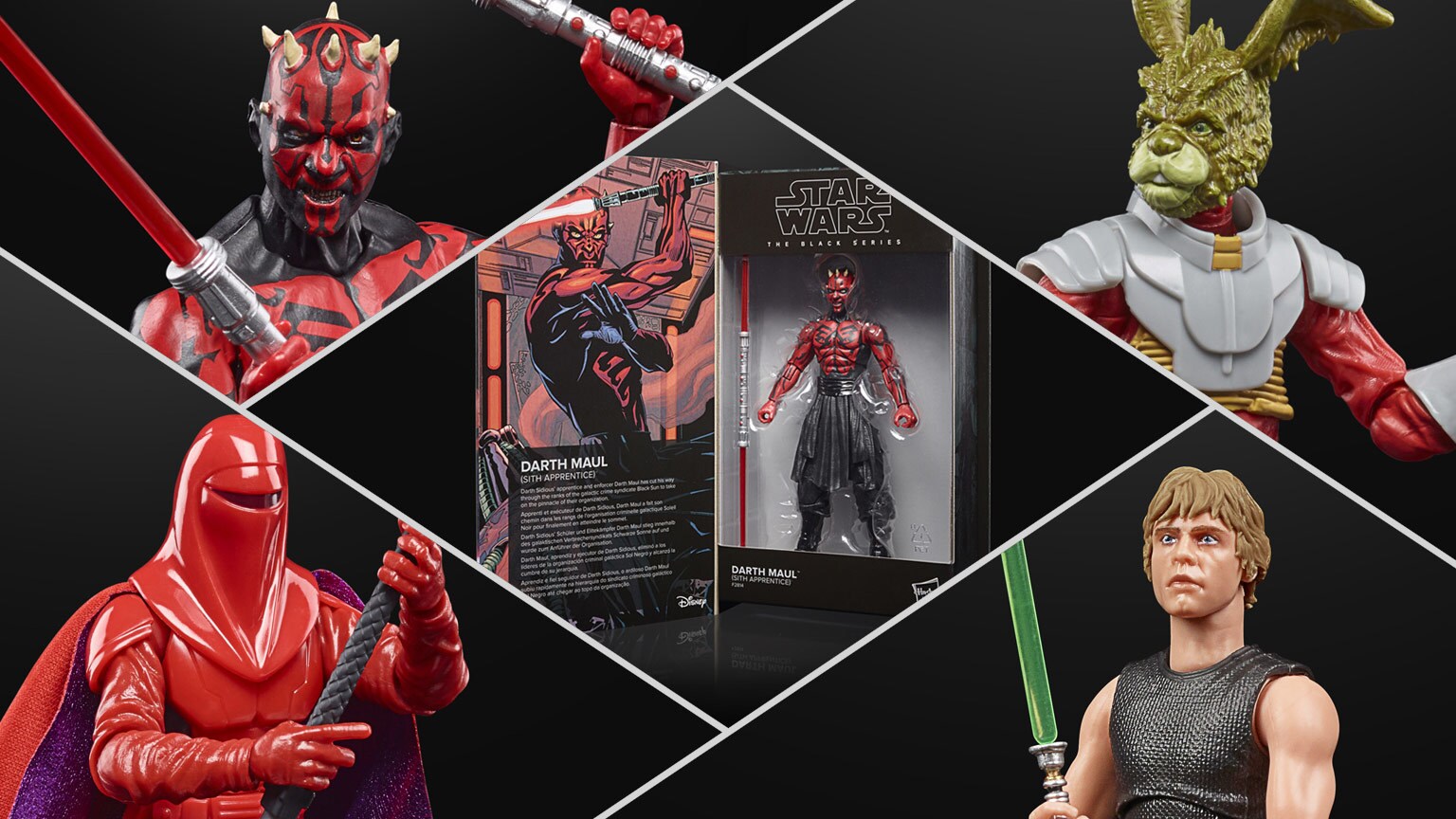 Star wars saga action figure deals 8 pack with darth maul