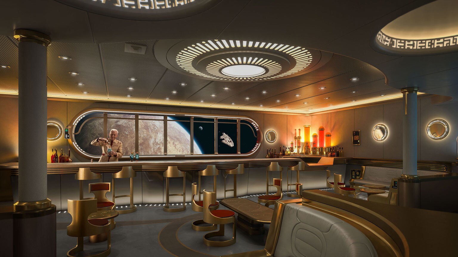 How Disney Cruise Line’s "Star Wars: Hyperspace Lounge" Will Take Fans Around the Galaxy