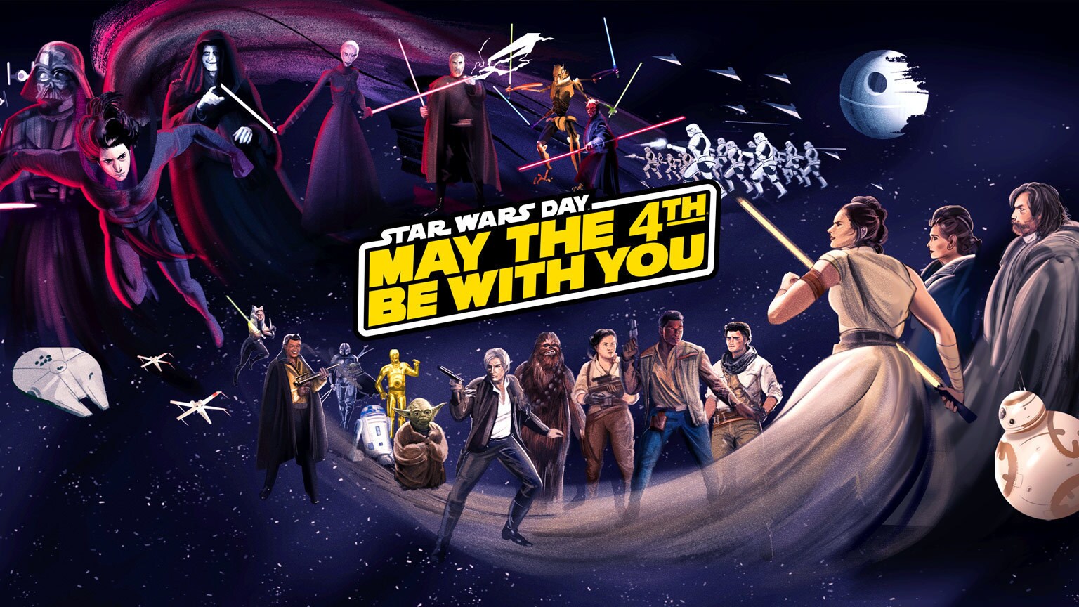 Disney+ to Celebrate Star Wars Day with Fan Art Takeover