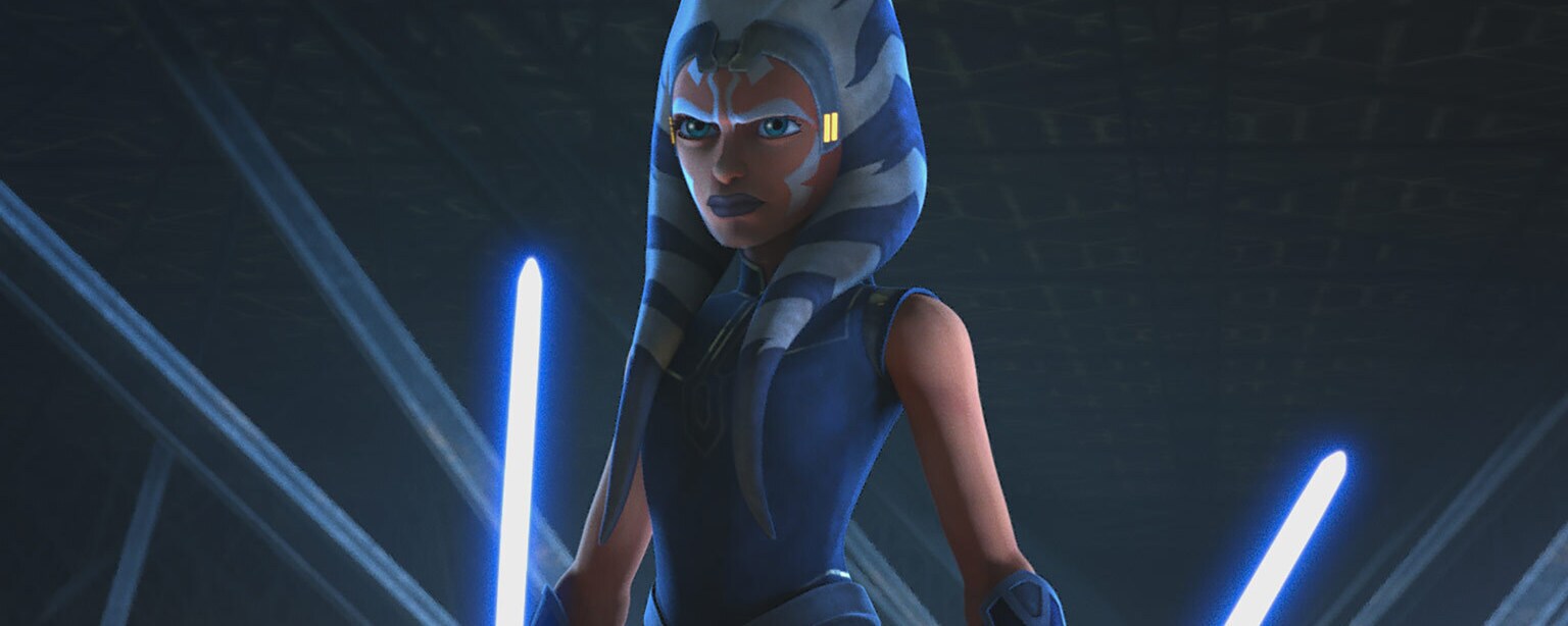 Ahsoka Tano in Star Wars: The Clone Wars.