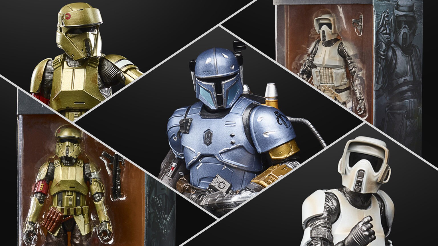 Hasbro Reveals New Carbonized Black Series Figures Inspired By The Mandalorian