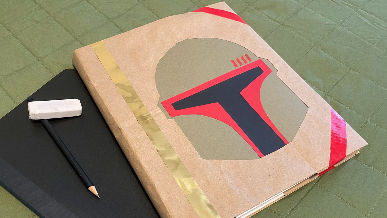 Protect Your School Supplies With This Book (Cover) of Boba Fett DIY