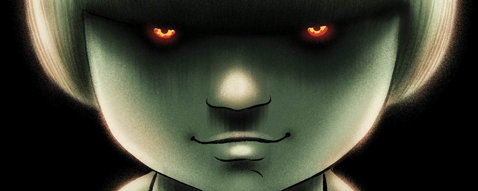 Young Anakin Skywalker from the cover of Star Wars Adventures: Ghosts of Vader's Castle #4.