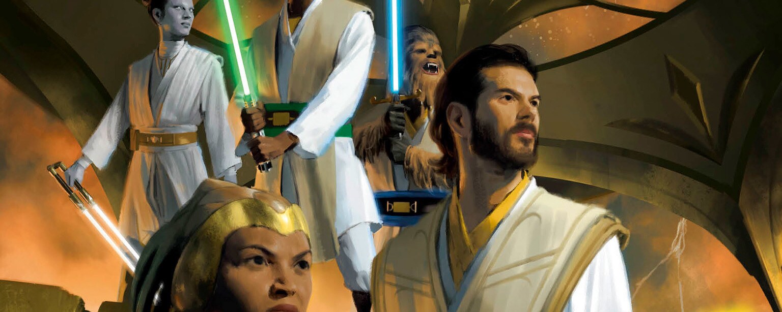 Jedi on the cover of Star Wars: The High Republic: The Fallen Star.