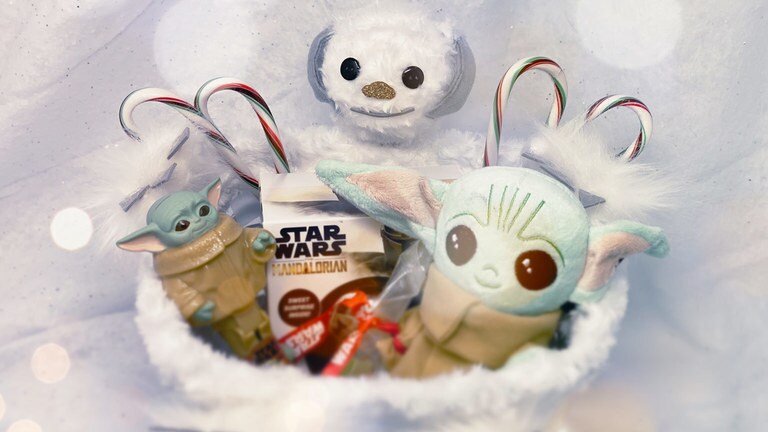 Star wars shop baby gift basket