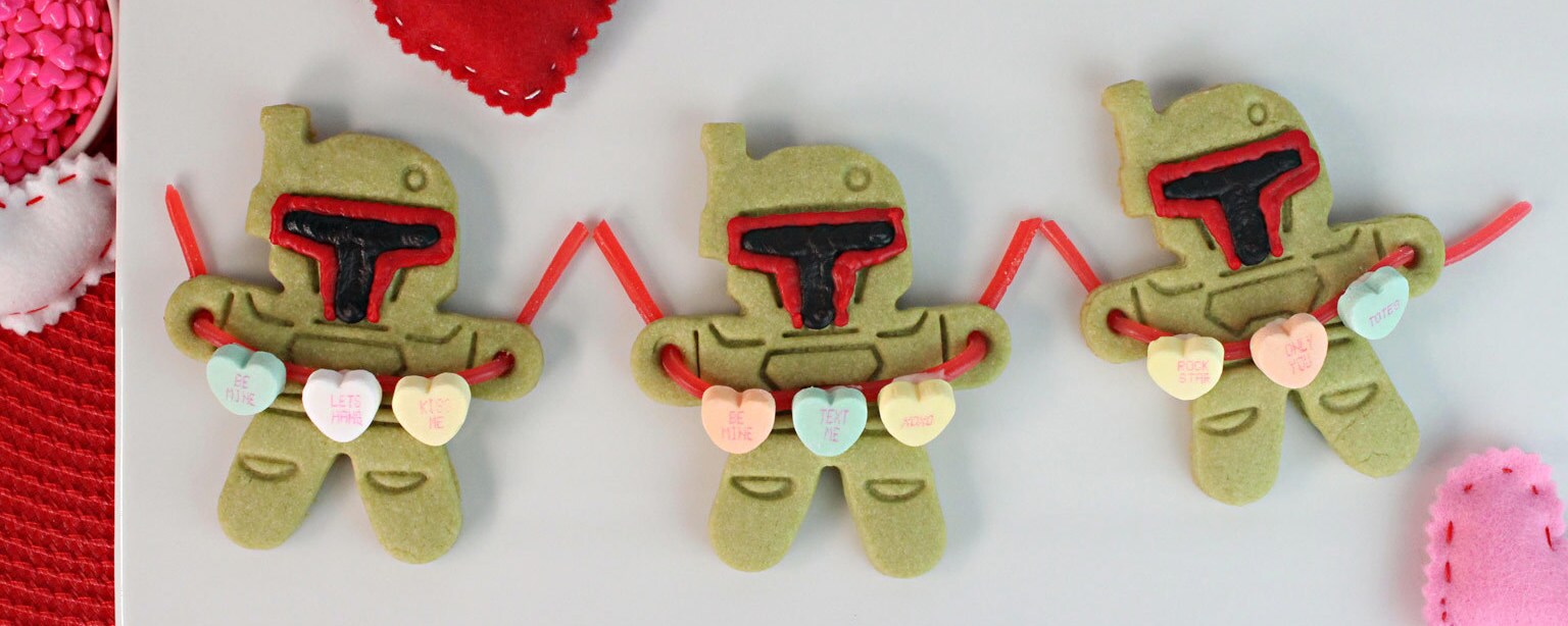 These Boba Fett Cookies Are Ready to Rule Valentine’s Day