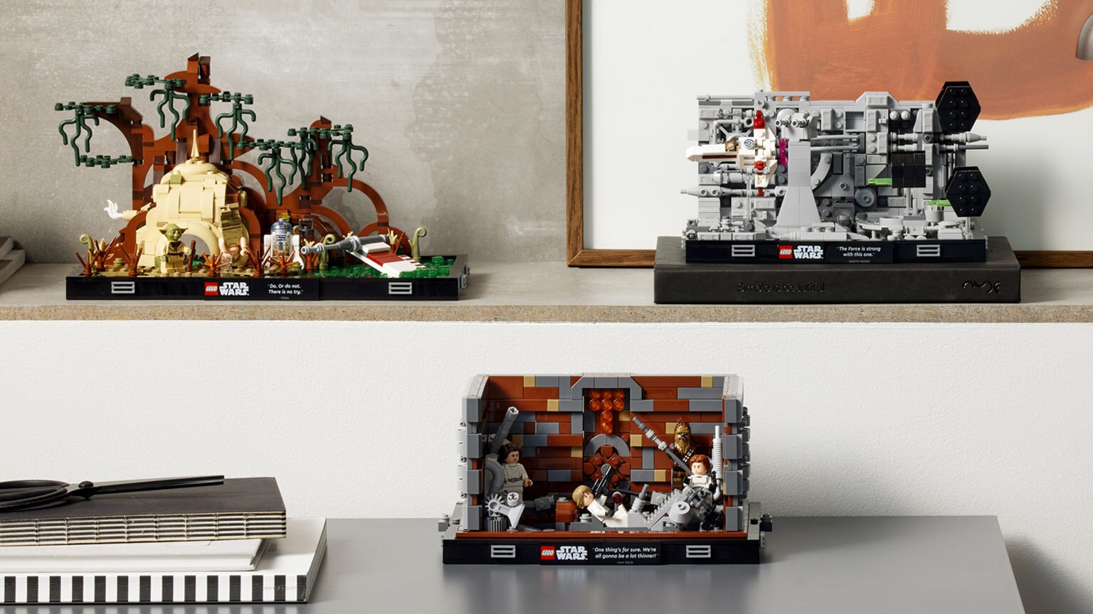 Epic LEGO Star Wars Diorama  Lego star wars, Lego star, Lego