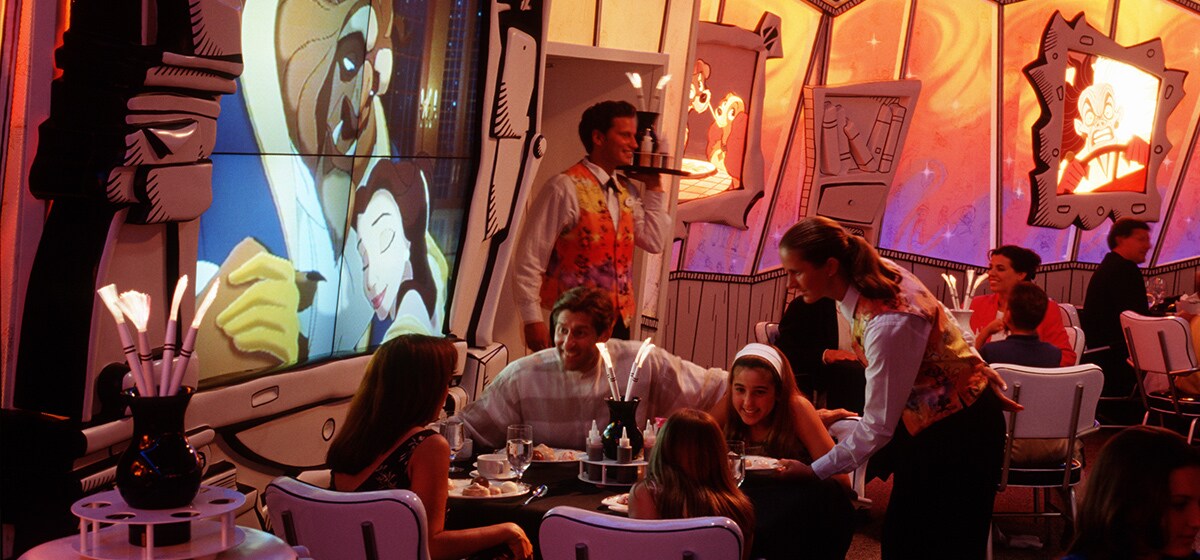 You’ll be drawn to the Animator’s Palate for state-of-the-art dining and live show masterpieces s...