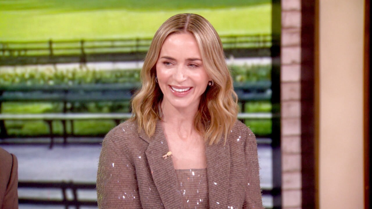 Sophia Bush Guest co-hosts; actress Emily Blunt.