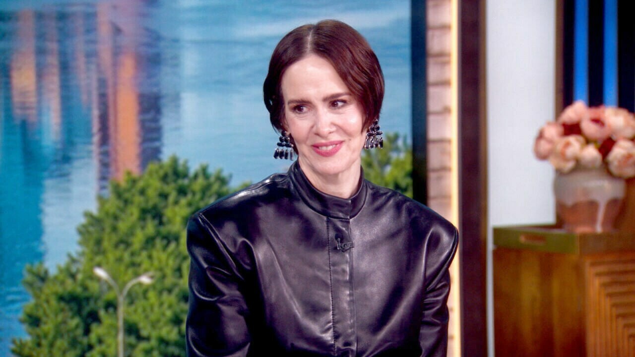 Guest co-host Star Jones; actress Sarah Paulson.