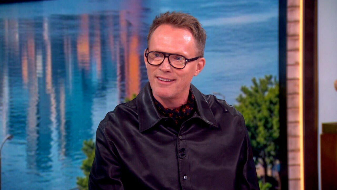 The actor joins 'The View' to discuss nearly two decades in the Marvel Universe, leading his own series as Vision and an unforgettable visit to Guy Ritchie's house.