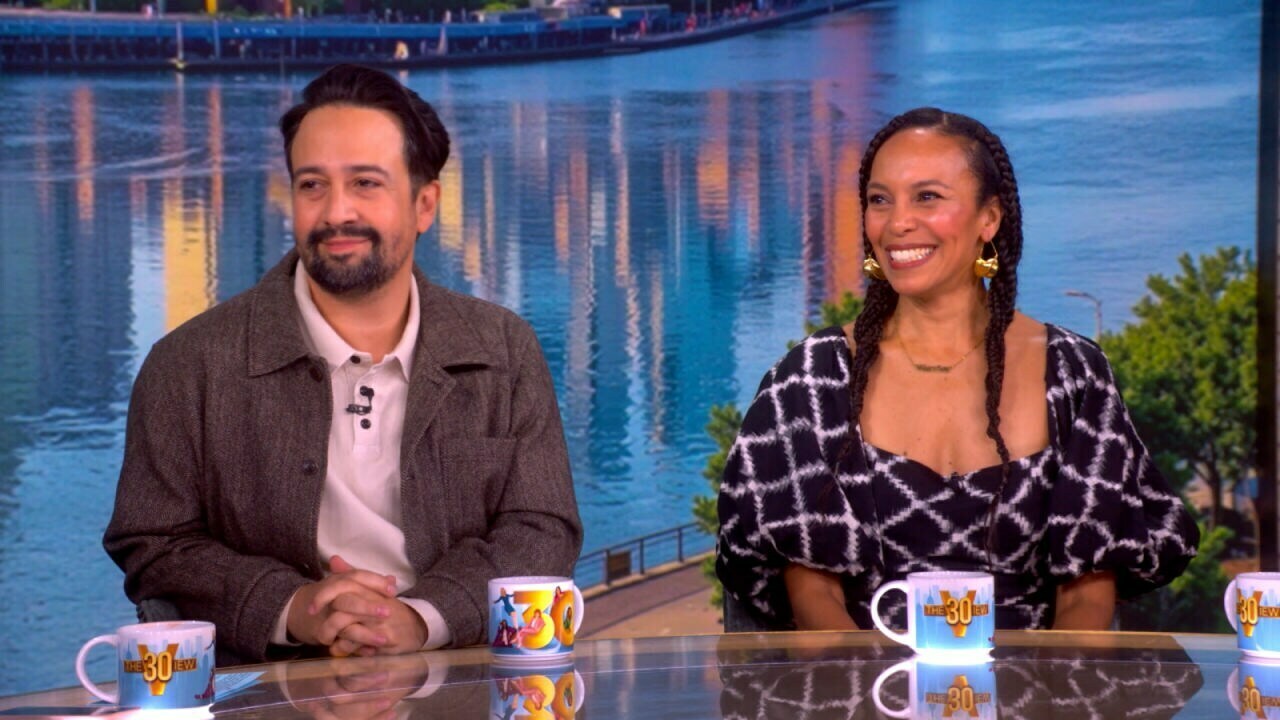 Miranda and Davis join 'The View' to discuss adapting the 1979 film into a musical, and the importance of using their voices to create change.
