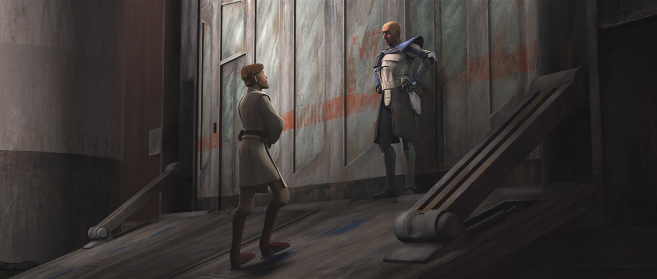 This episode hints that both Captain Rex and Obi-Wan Kenobi know more than they let on about Anak...