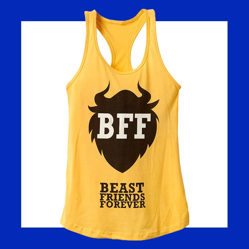 "BFF - Beast Friends Forever" yellow vest 