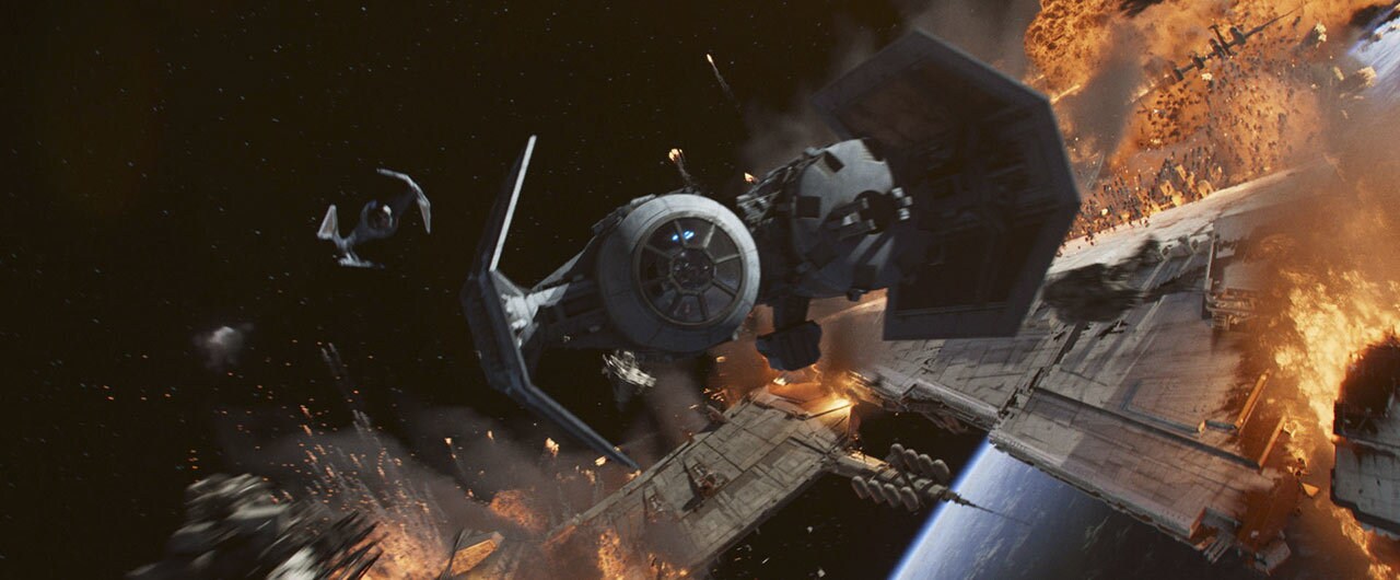 A scene from Star Wars: Squadrons CG short 