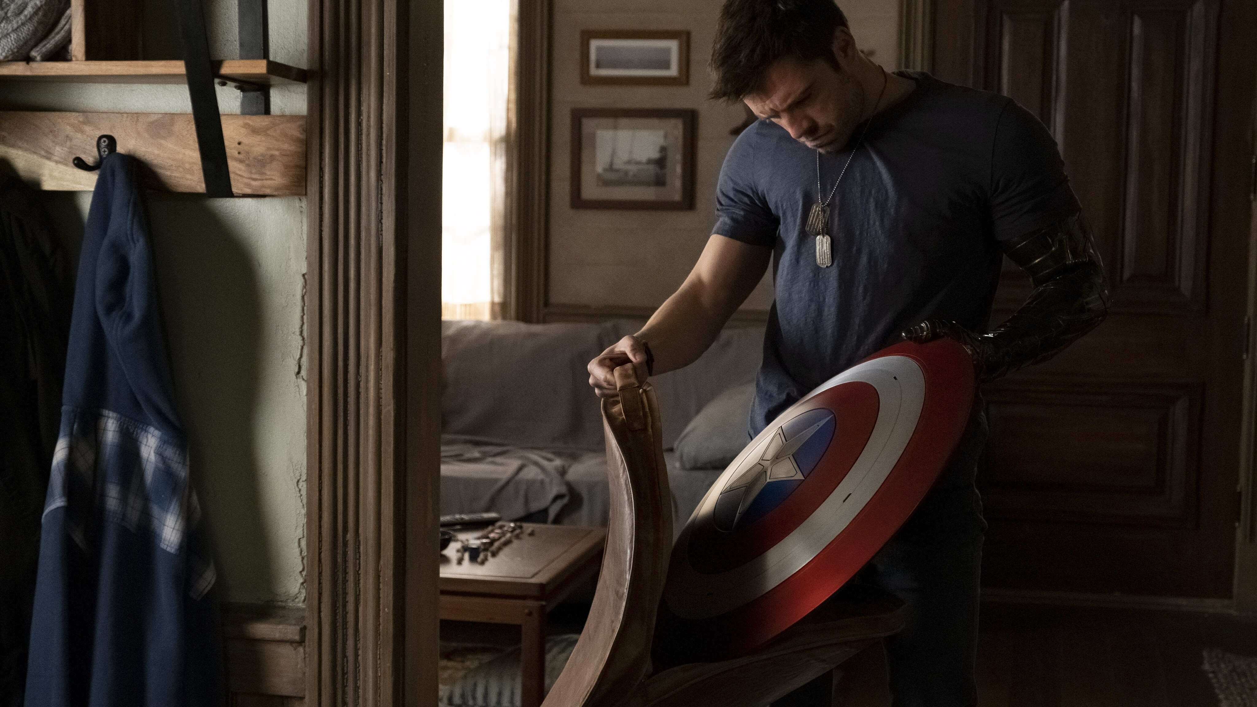 Winter Soldier/Bucky Barnes (Sebastian Stan) in Marvel Studios' THE FALCON AND THE WINTER SOLDIER exclusively on Disney+. Photo by Chuck Zlotnick. ©Marvel Studios 2021. All Rights Reserved.