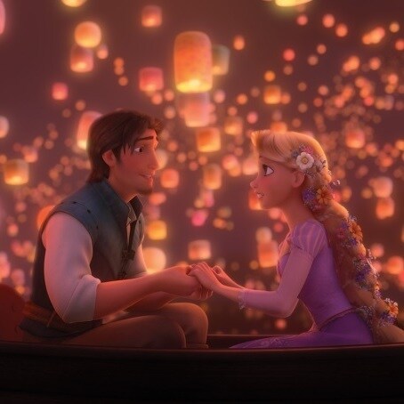 塔の上のラプンツェル』の歌やキャラクターをストーリーとともに