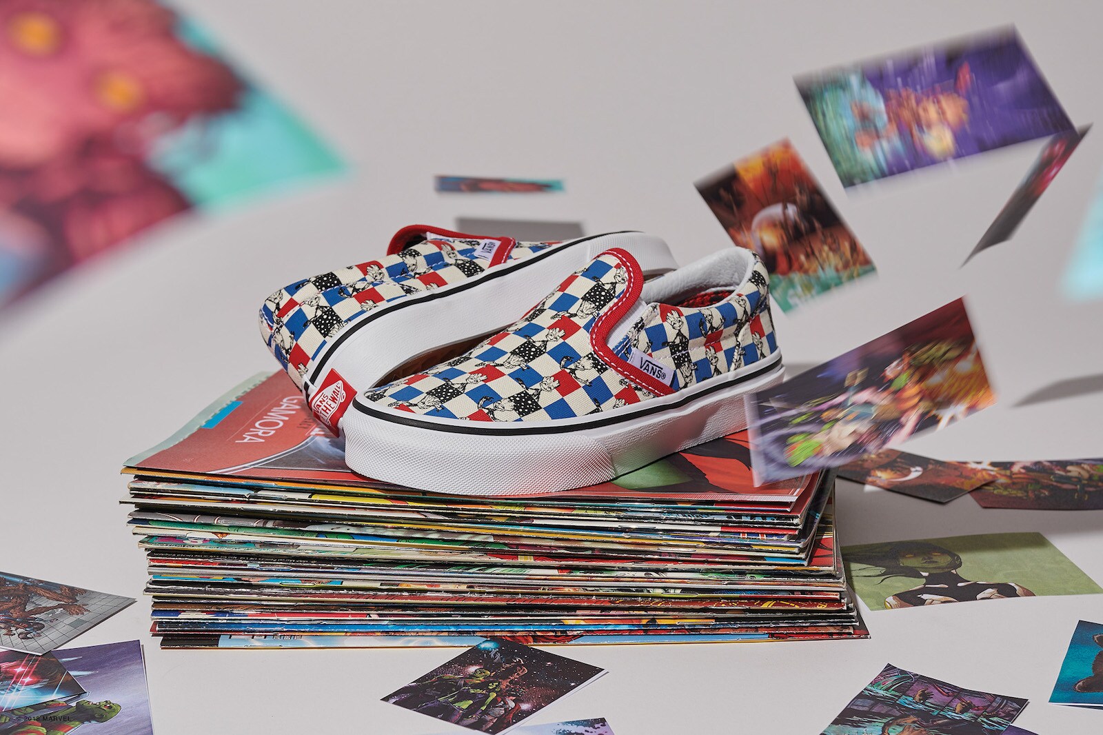 Items from the Marvel x Vans Heroic New Collection