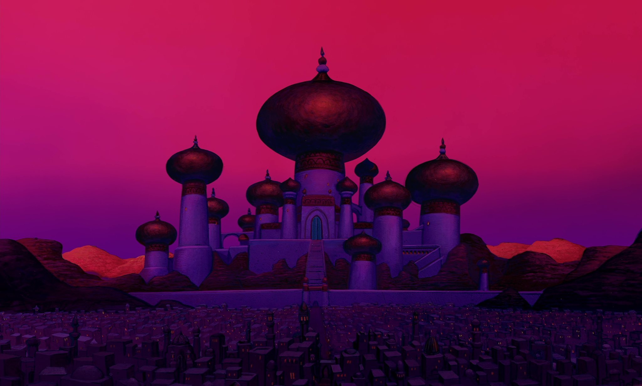 sultan's palace exterior from Aladdin 