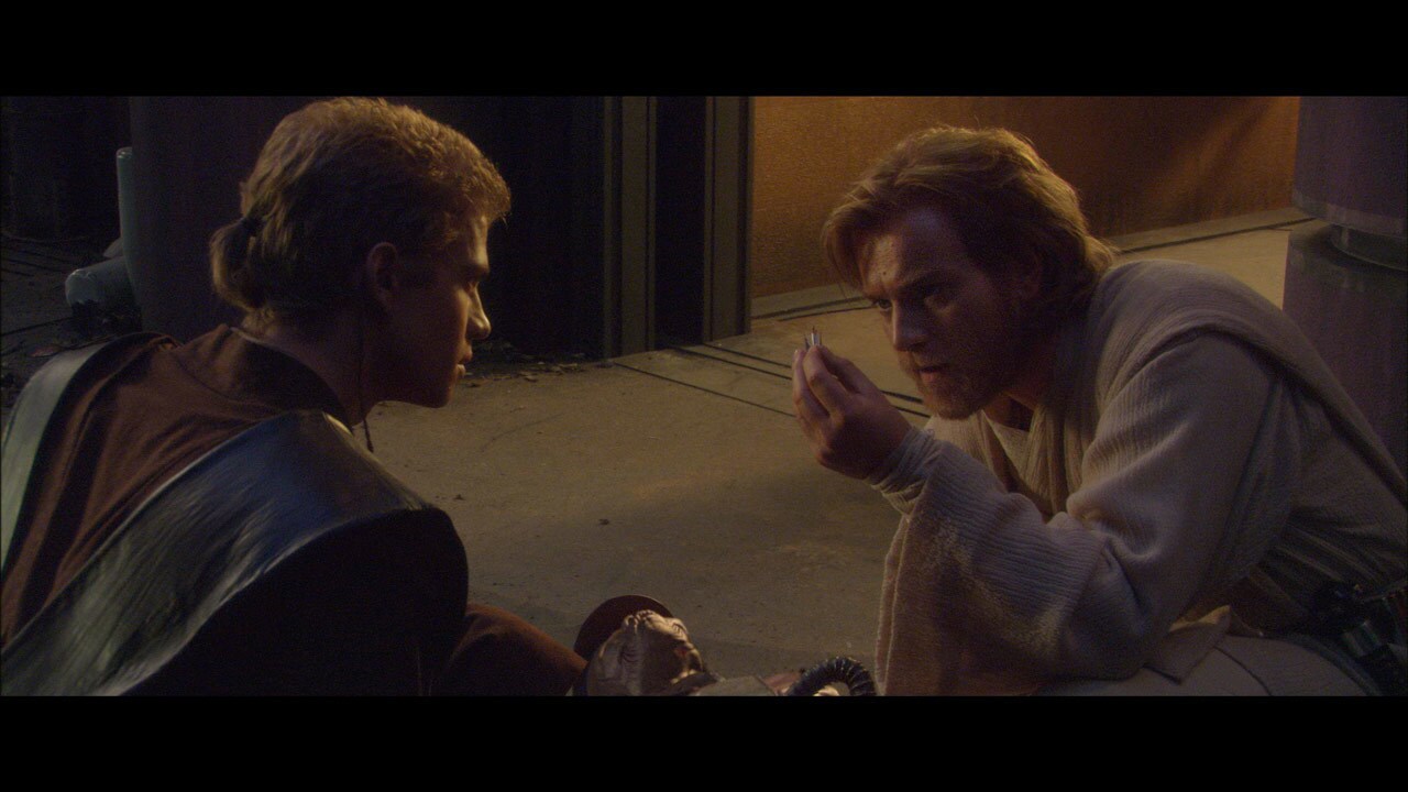 Obi-Wan and Anakin track Zam Wesell to a seedy nightclub. With a blaster aimed at his back, Obi-W...