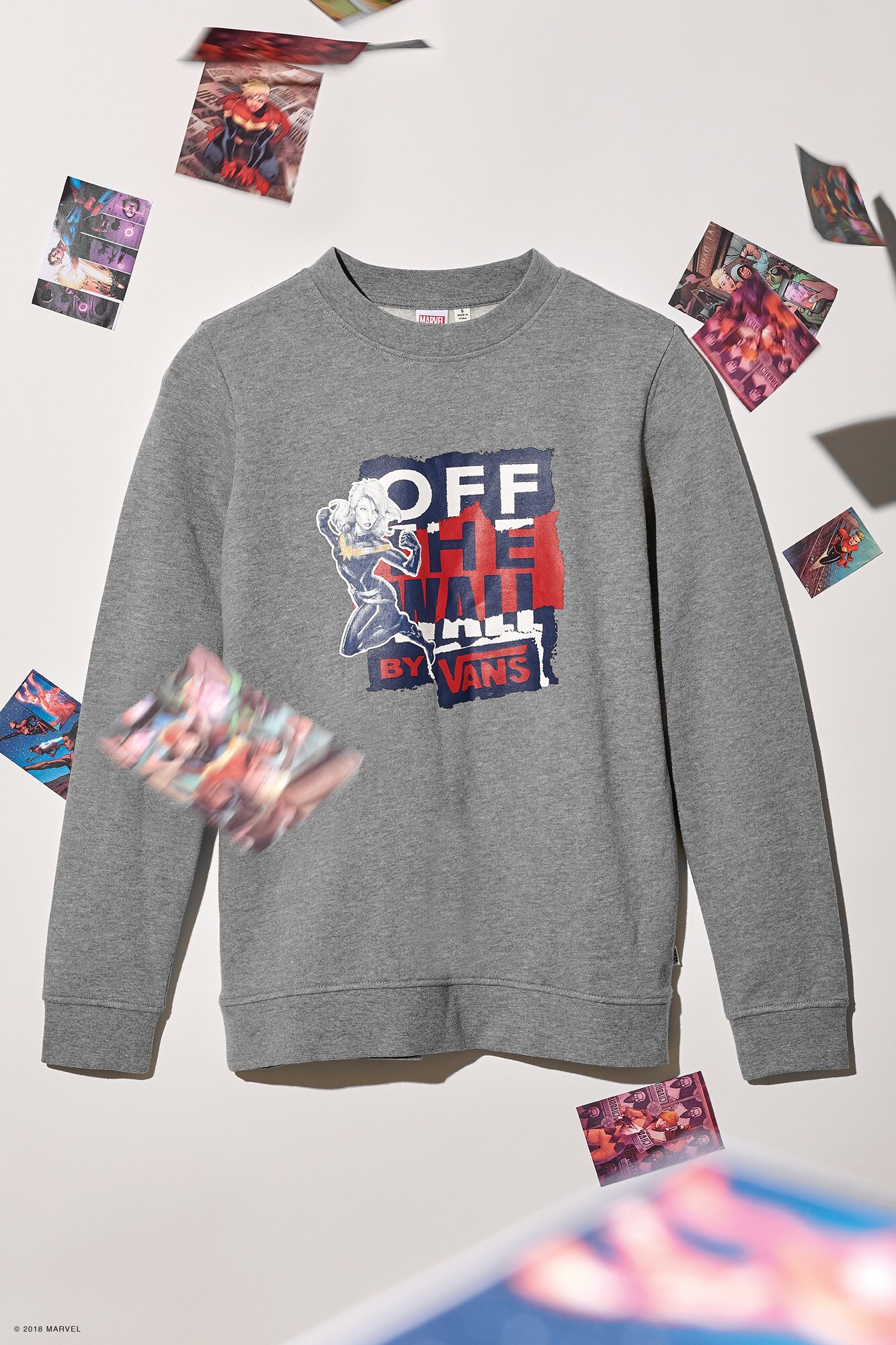 Marvel discount vans sweatshirt