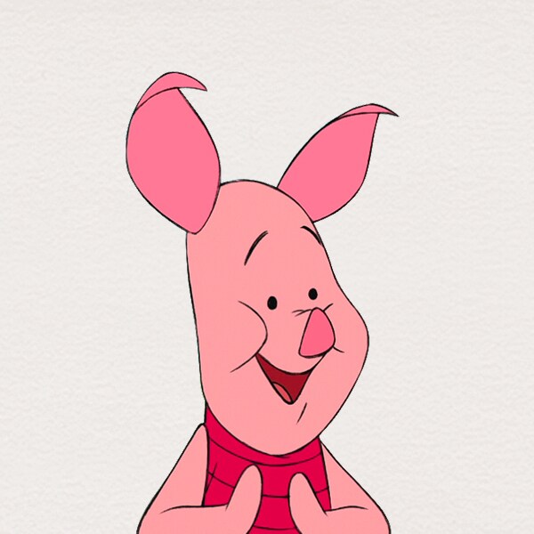 happy piglet winnie the pooh