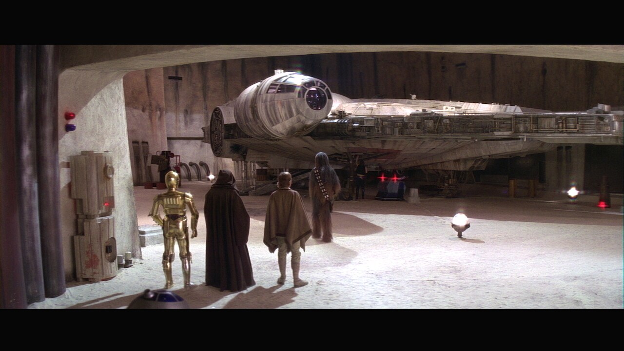 Han Solo bragged about the Millennium Falcon’s speed, but Luke Skywalker was horrified when he sa...