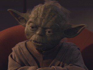 "Fear is the path to the dark side...fear leads to anger...anger leads to hate...hate leads to suffering."