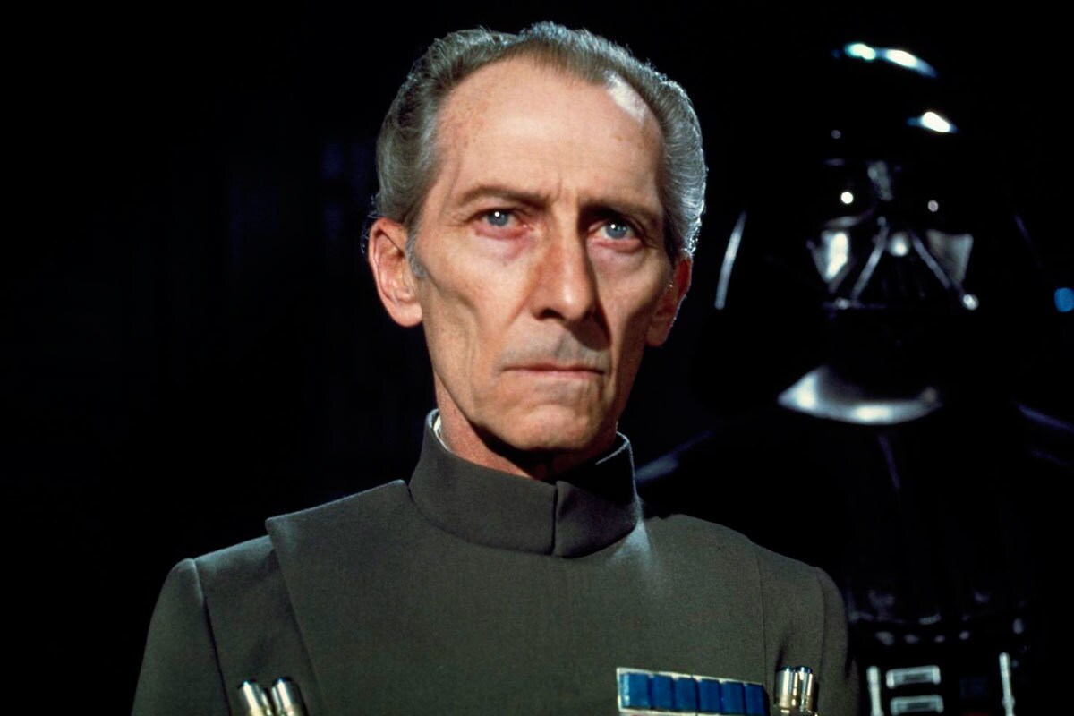 Grand Moff Tarkin and Darth Vader aboard the Death Star