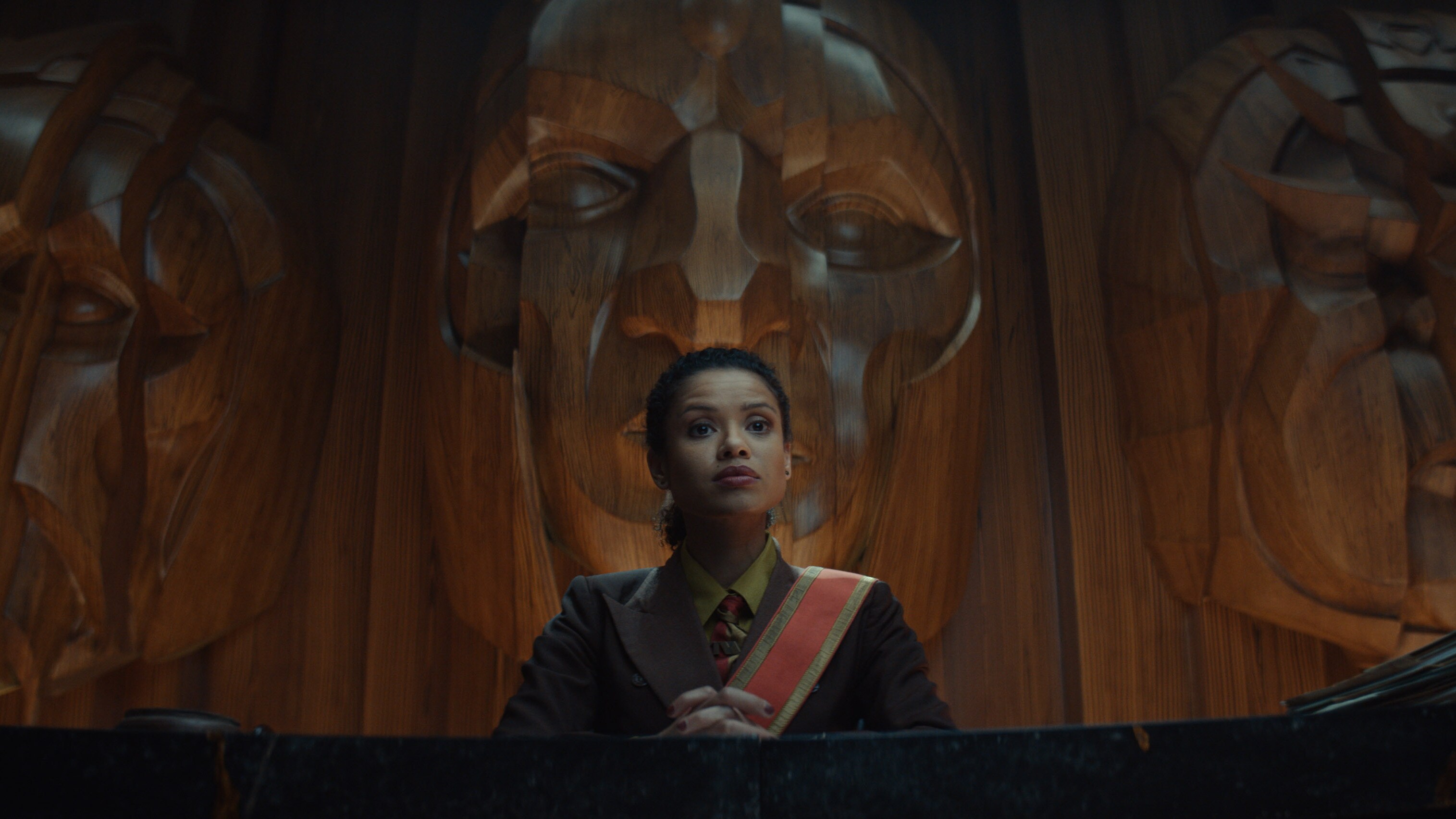 Judge Renslayer (Gugu Mbatha-Raw) in Marvel Studios' LOKI exclusively on Disney+. Photo courtesy of Marvel Studios. ©Marvel Studios 2021. All Rights Reserved.