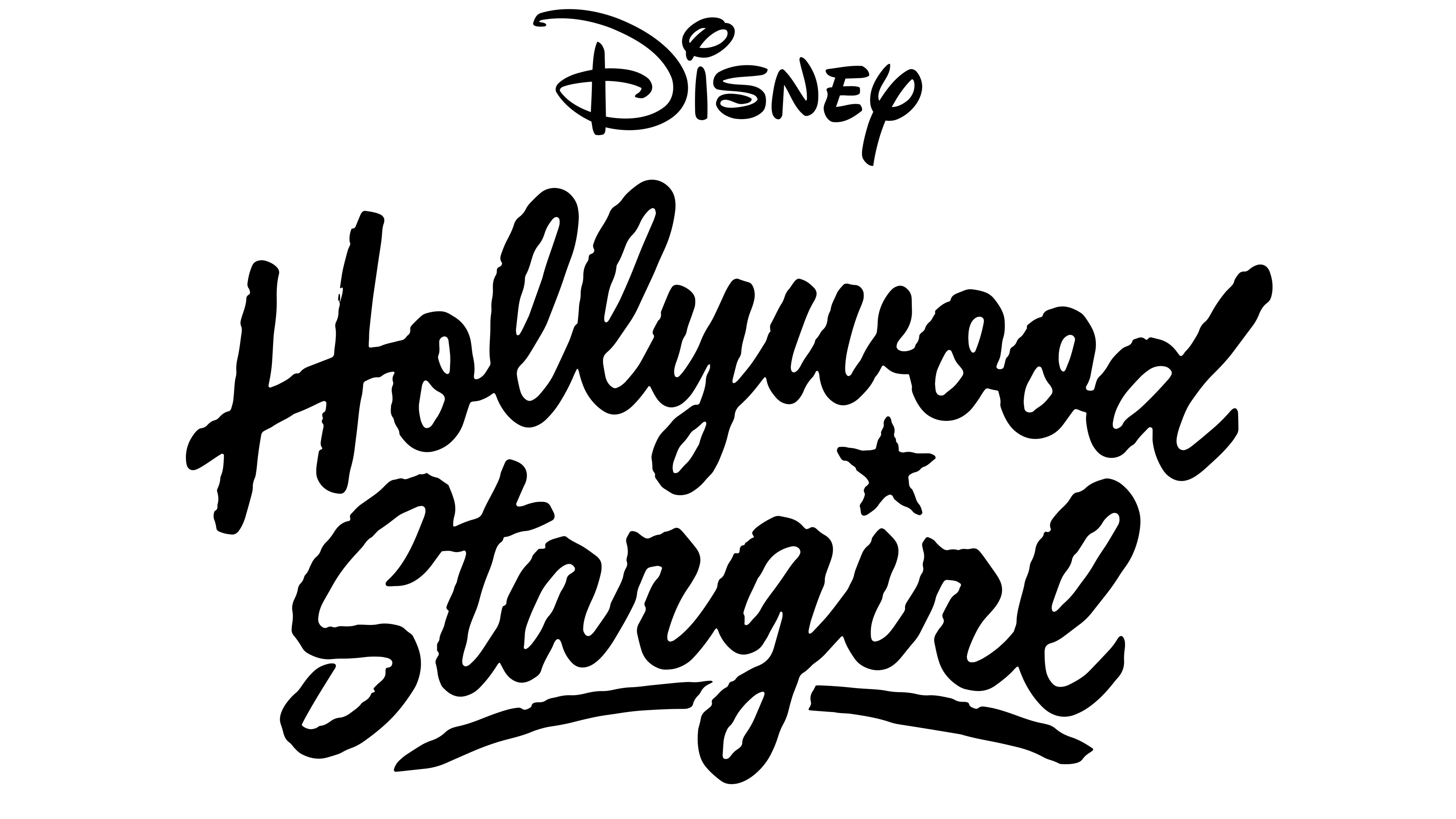 Hollywood Stargirl Logo - White