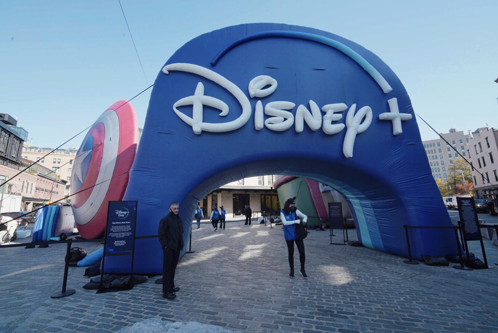 Disney+ Day Inflatable Balloon Tour - New York City