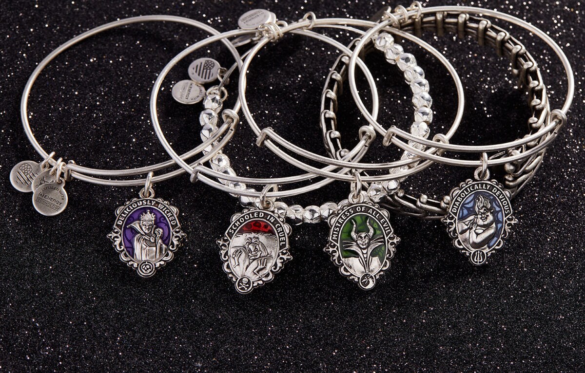 Disney Alex And Ani Villains Evil Queen Silver Bracelet Deliciously Wicked NEW 