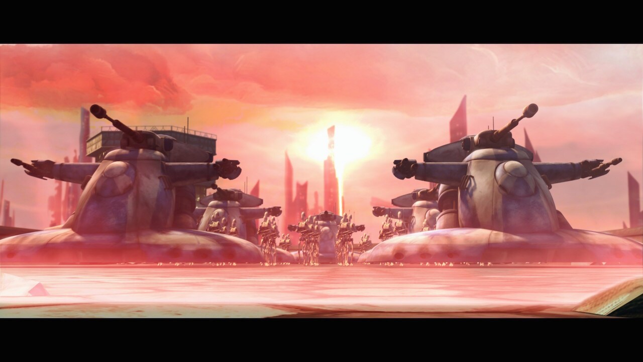 Loathsom moved his forces steadily towards the AV-7s, pushing the Republic’s clones back. Anakin ...
