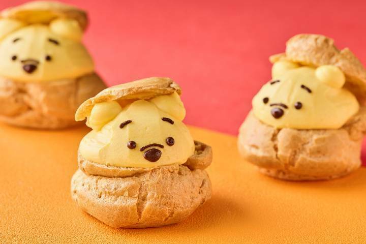 【レンジで簡単シュー生地作り】くまのプーさん/シュークリーム