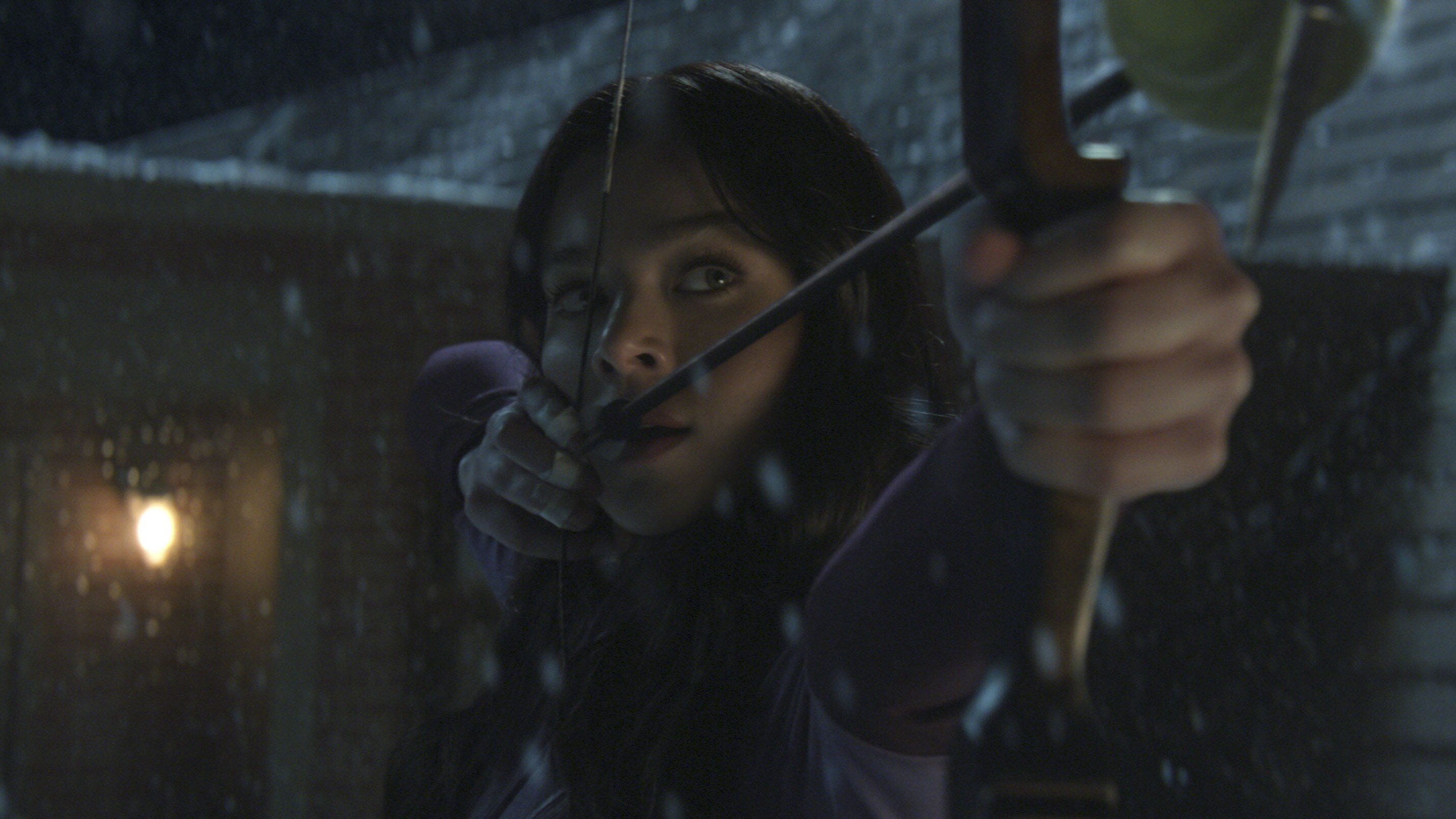 Hailee Steinfeld as Kate Bishop in Marvel Studios' HAWKEYE. Photo courtesy of Marvel Studios. ©Marvel Studios 2021. All Rights Reserved.