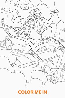 aladdin activities page  disney movies
